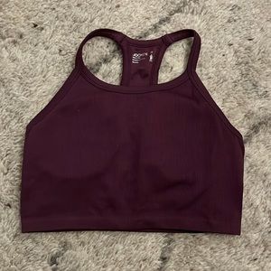 Workout crop top size M